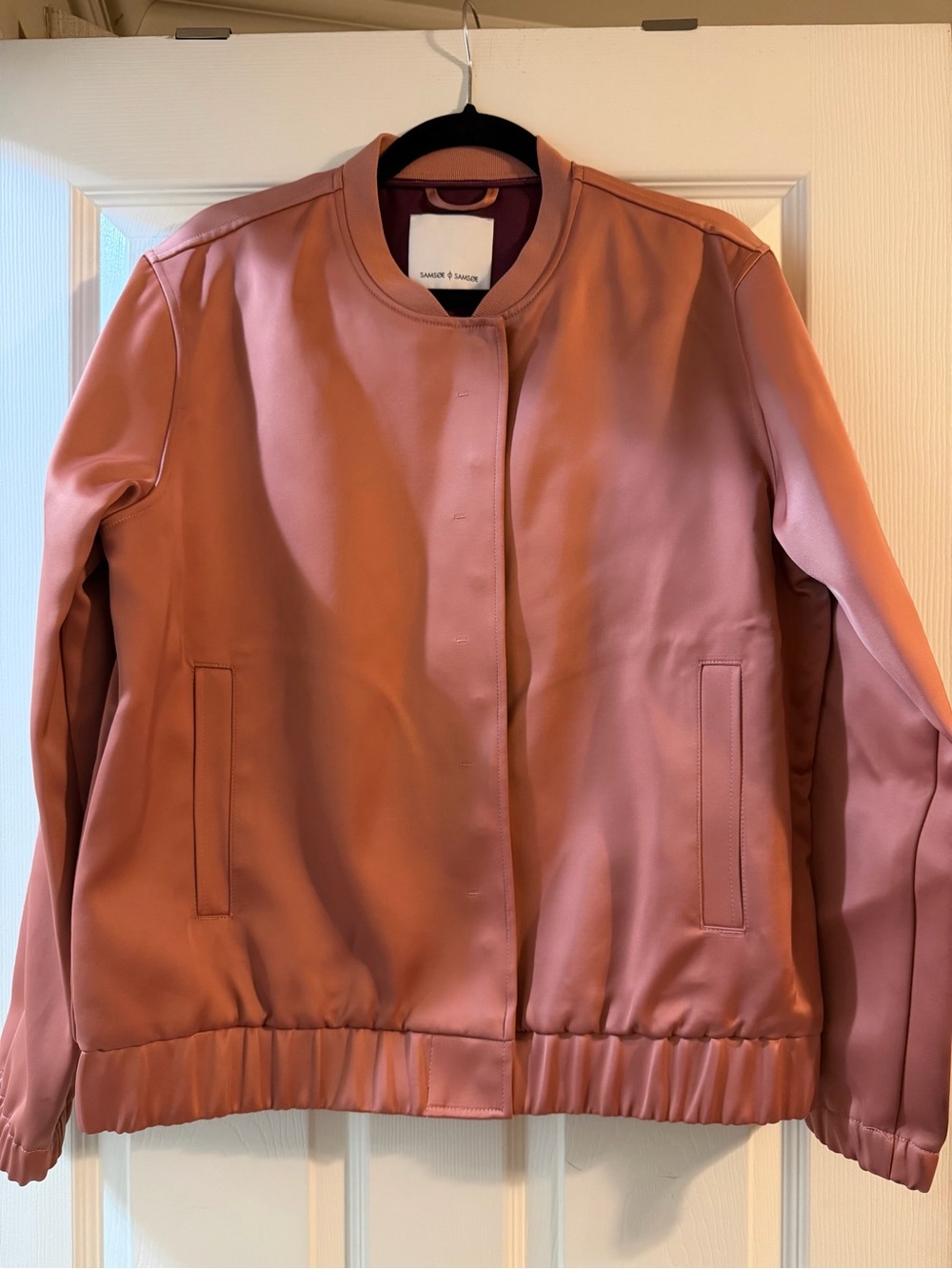 Samsoe & Samsoe bonded Sateen bomber jacket - from Cophenhagen